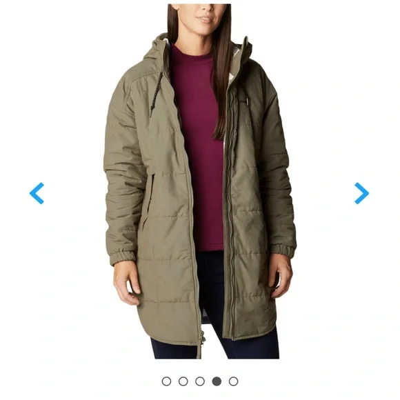 NWT Columbia Women's Chatfield Hill Jacket large stone green